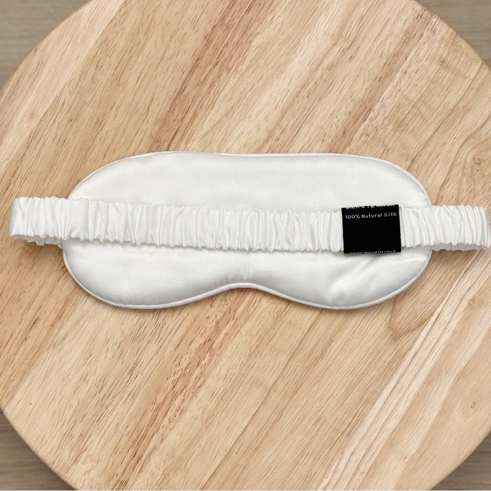 Silk Sleep Mask in White